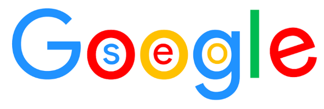 Google logo with "SEO" in the "O" "O" and "G"