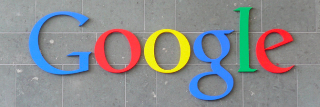 google logo on concrete