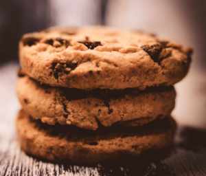 Stack of 3 cookies