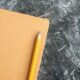 pencil and notebook for writing